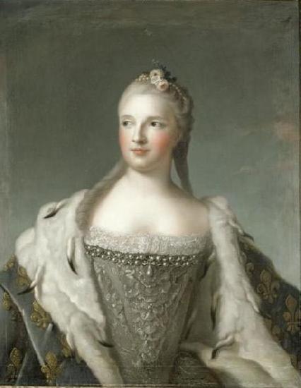 Jjean-Marc nattier Marie-Josephe of Saxony, Dauphine of France previously wrongly called Madame Henriette de France oil painting image